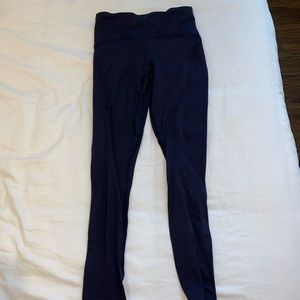 Navy Lululemon Leggings